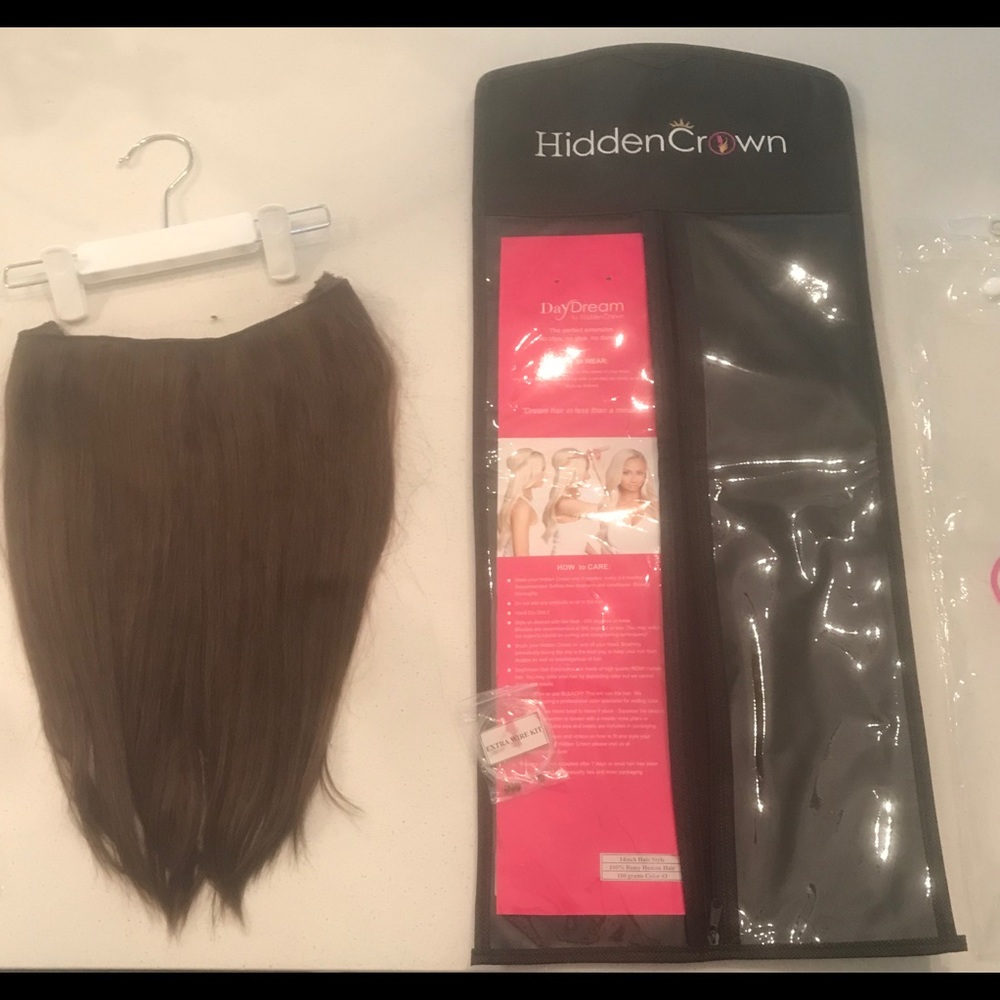 Hidden Crown halo extensions 14’’